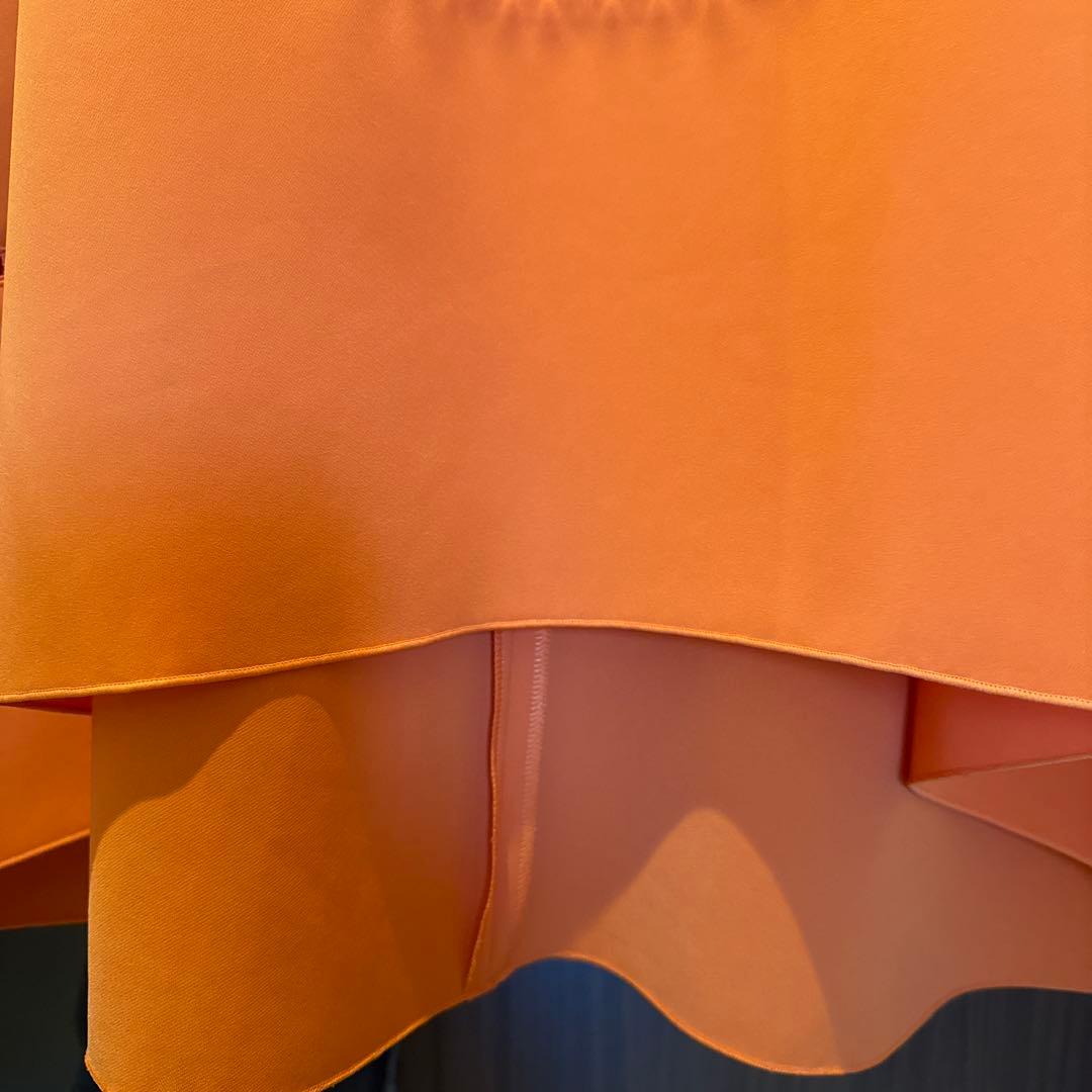 FOXY ノースリーブオレンジロングワンピース