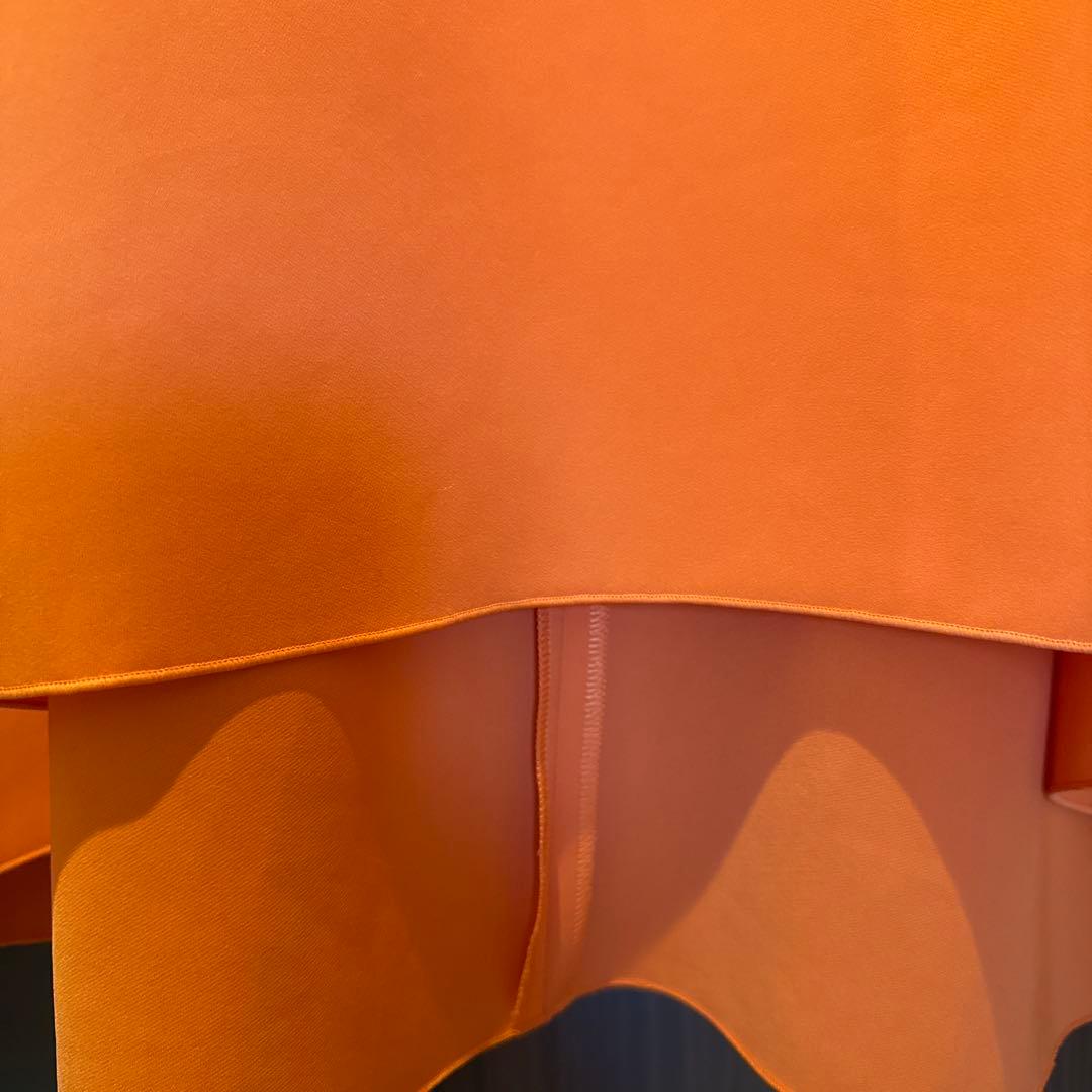 FOXY ノースリーブオレンジロングワンピース