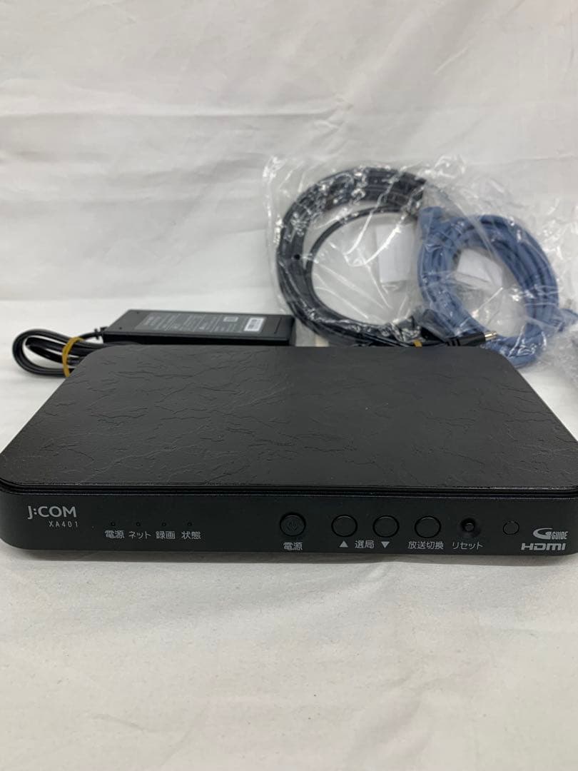 J:COM LINK XA401 BS4Kチューナー　リモコン等　付属品有り