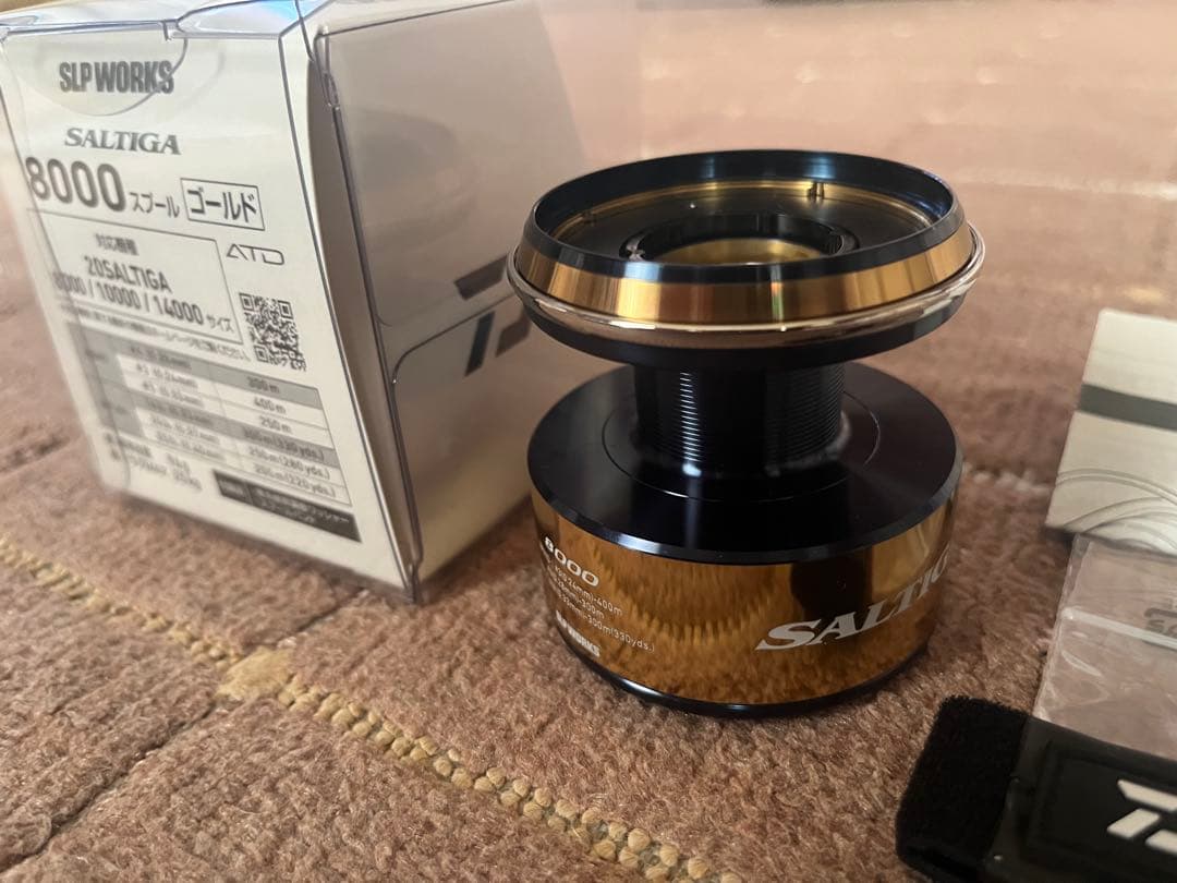 【しんのぞう】ダイワ 20SALTIGA スプール 8000 ゴールド