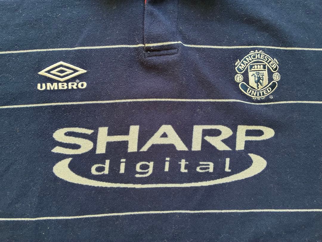 99-00マンチェスターユナイテッド　ユニフォーム　Lサイズ　アンブロ