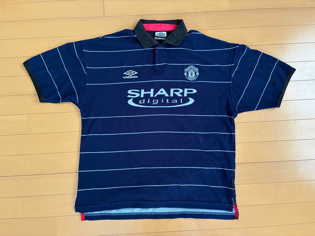 99-00マンチェスターユナイテッド　ユニフォーム　Lサイズ　アンブロ