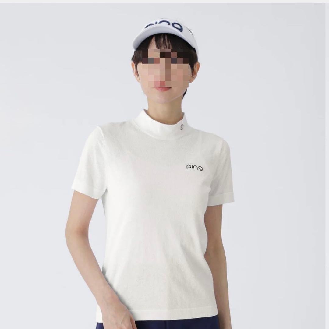 【新品】PING APPAREL 2025アンサンブルニットタグ付き白 サイズS