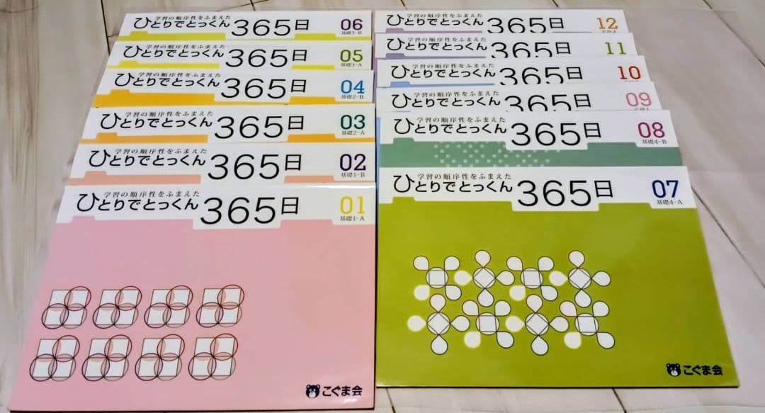 ひとりでとっくん365日01 基礎1-A〜12応用4