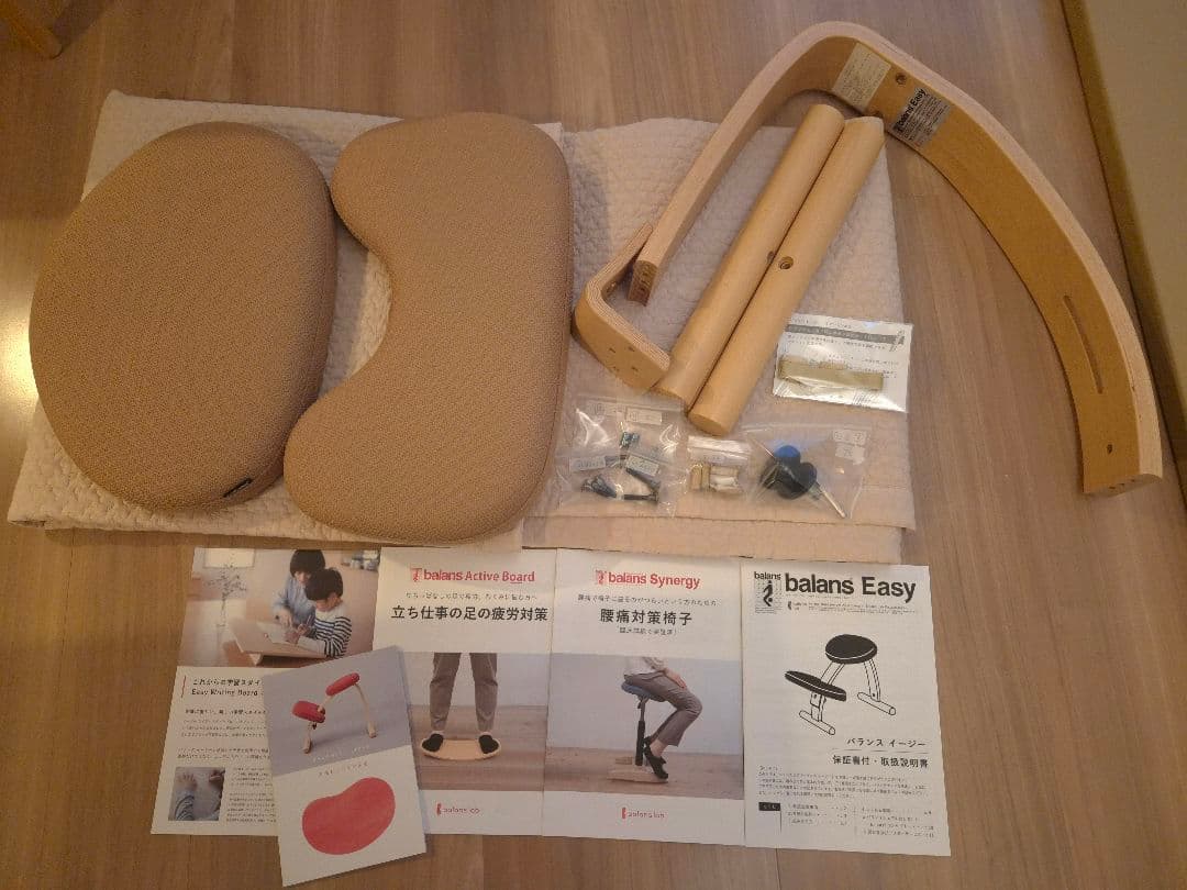 バランスイージー ラクに姿勢がよくなる椅子 通常フレーム バランスラボ ベージュ