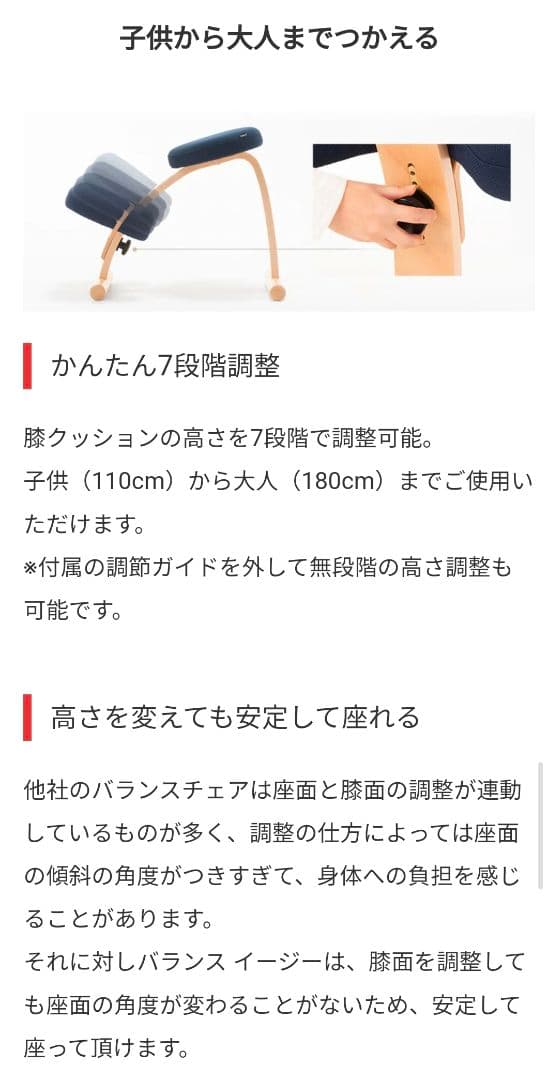 バランスイージー ラクに姿勢がよくなる椅子 通常フレーム バランスラボ ベージュ
