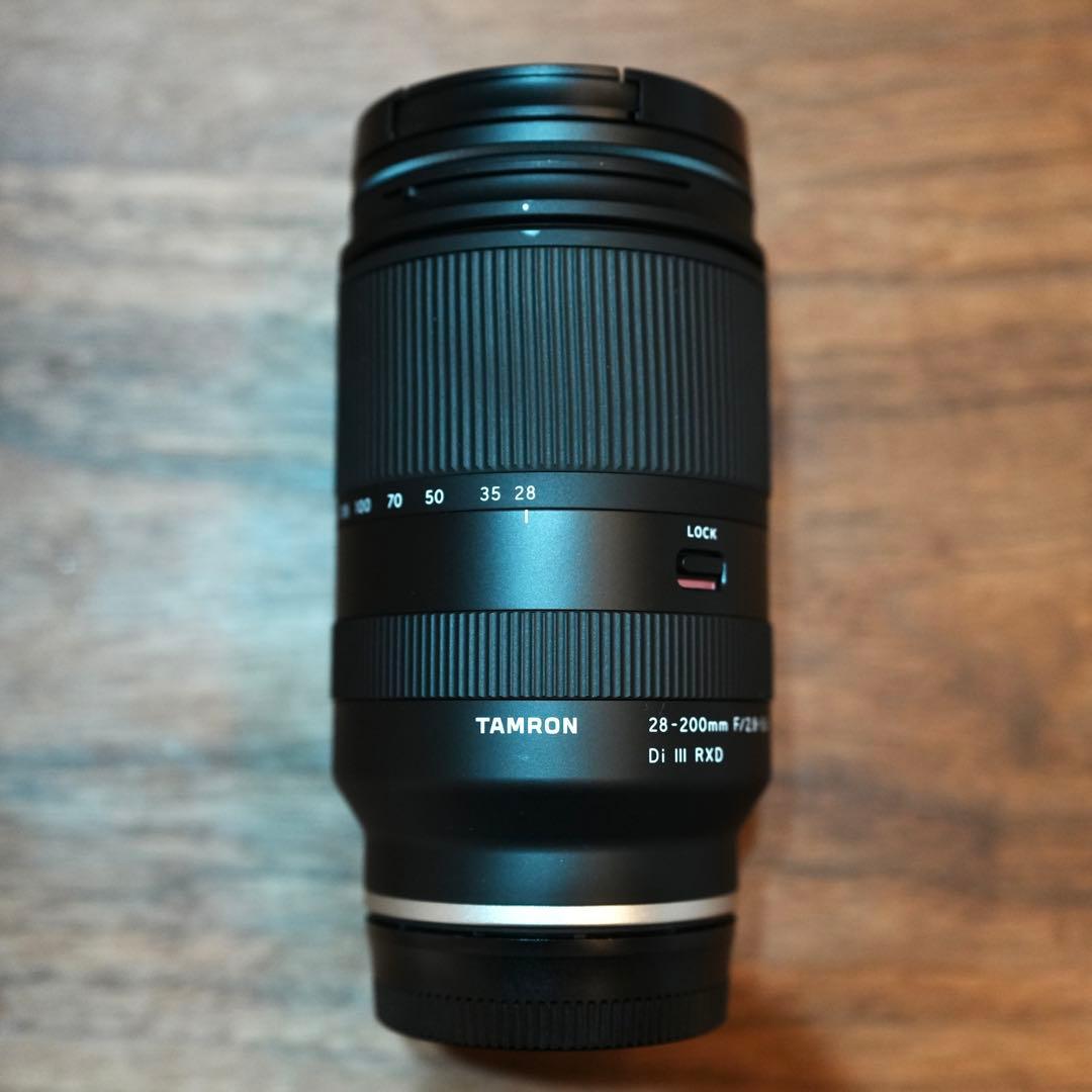 タムロン28-200mm.f2.8-5.6ソニー Eマウント 25年9月新品購入