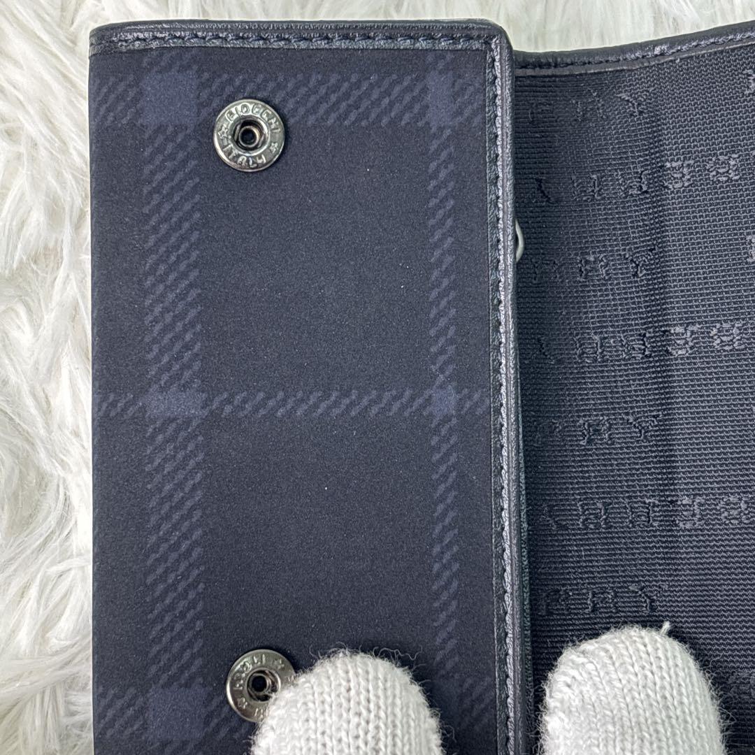 BURBERRY ブラックチェック キーケース 新品　メンズ　レディース