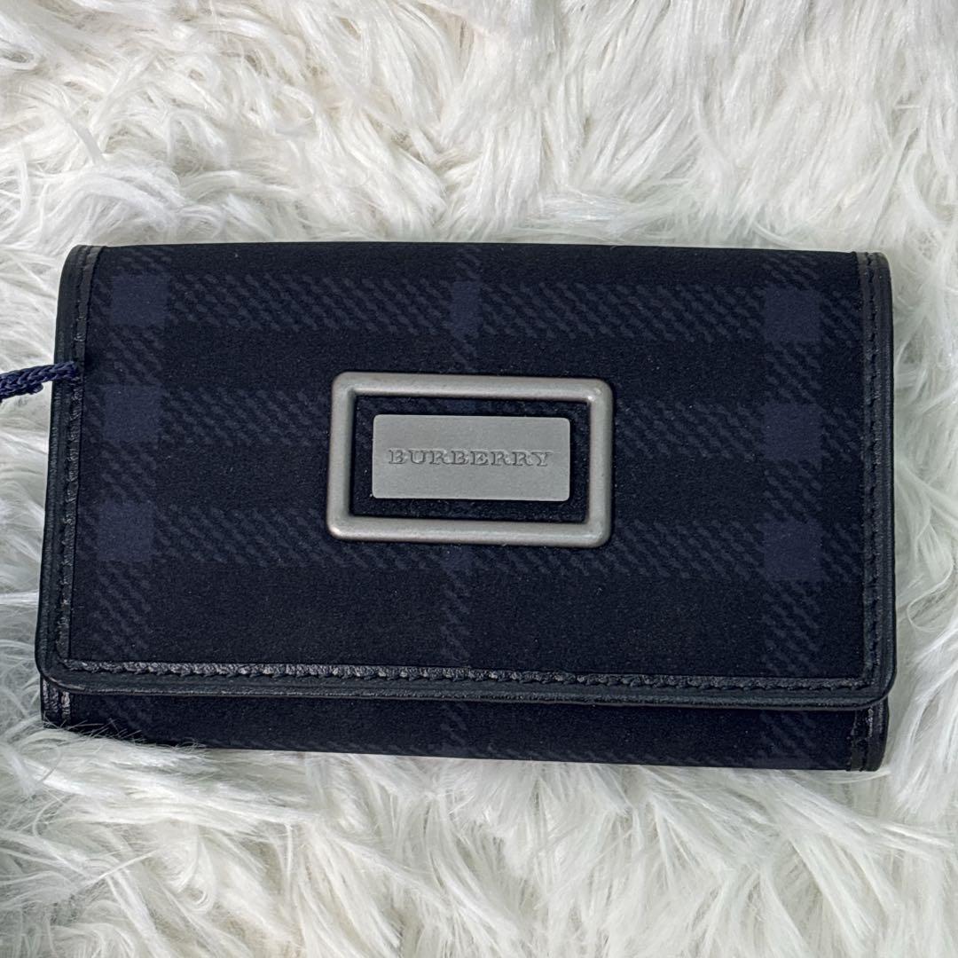 BURBERRY ブラックチェック キーケース 新品　メンズ　レディース