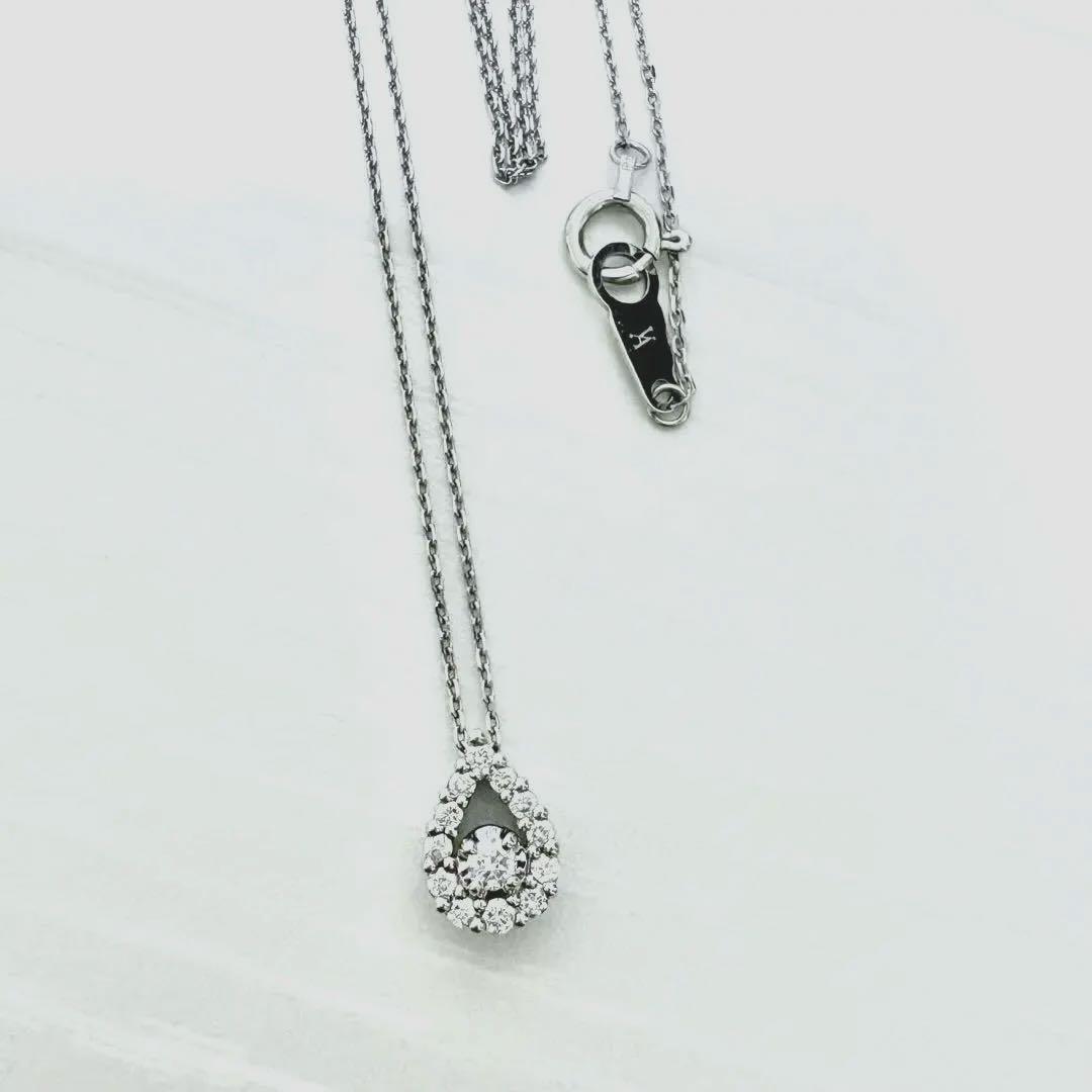 ヴァンドーム青山　プラチナネックレス　ダイヤモンド