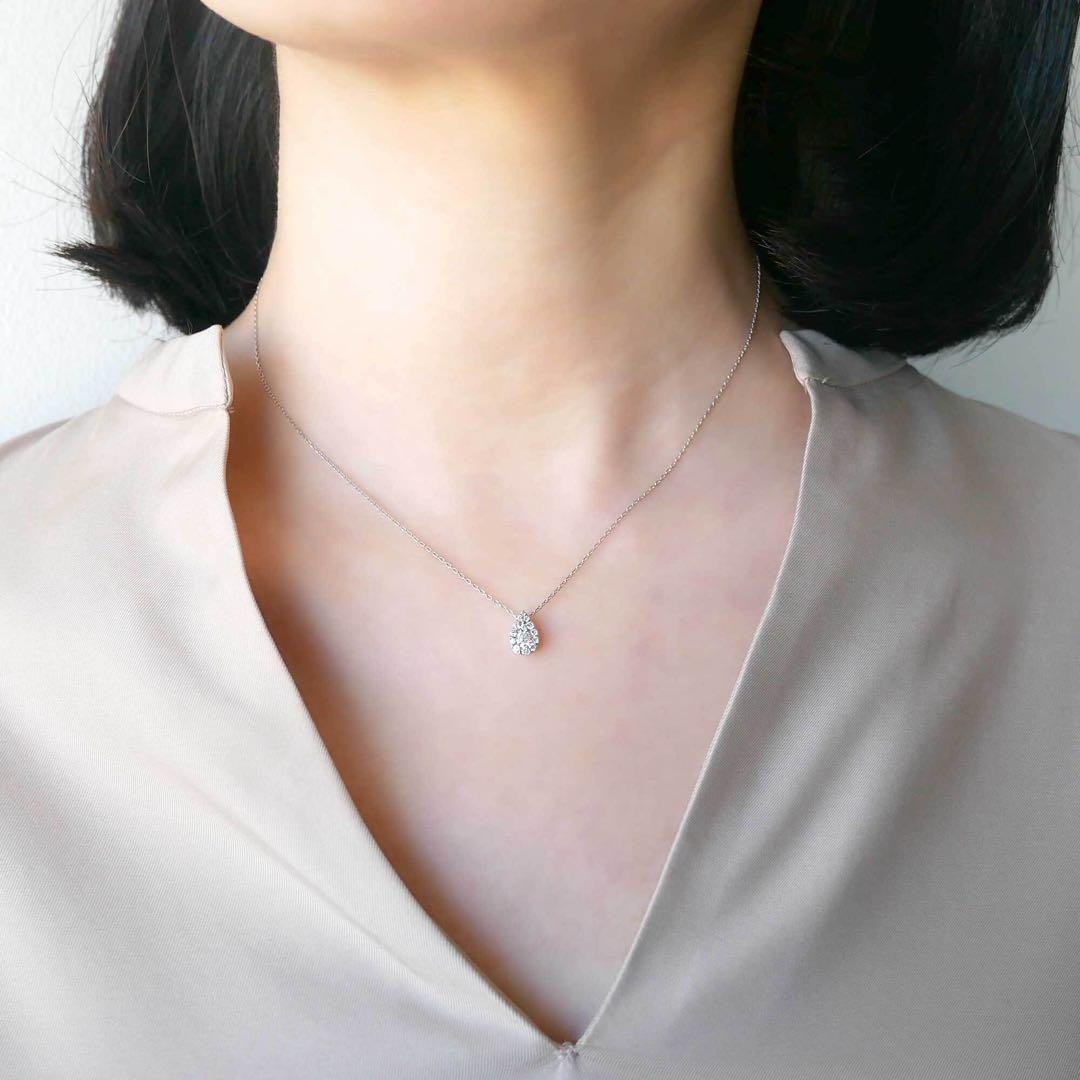 ヴァンドーム青山　プラチナネックレス　ダイヤモンド