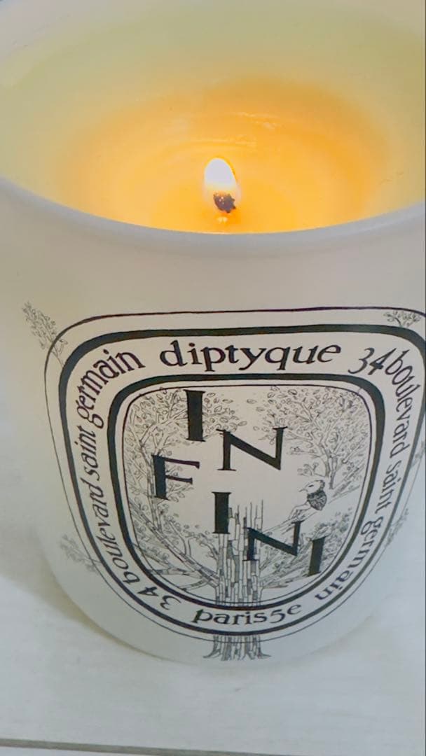 ミナペルホネン × diptyque コラボキャンドル 専用ポーチ セット