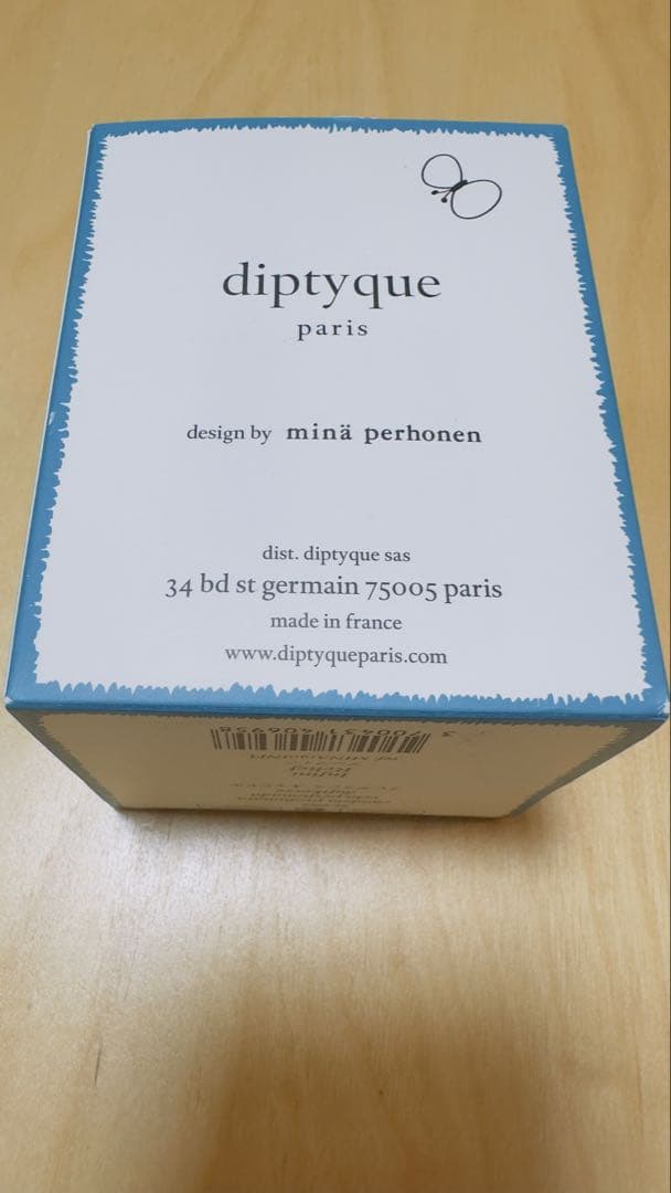 ミナペルホネン × diptyque コラボキャンドル 専用ポーチ セット