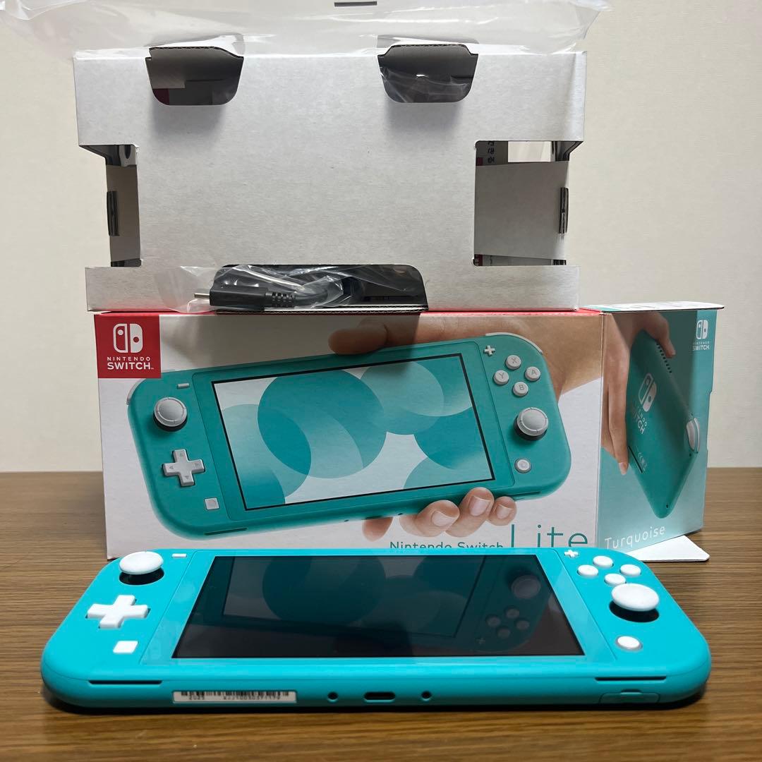 【そら】Nintendo Switch Lite ターコイズ 本体 箱付き