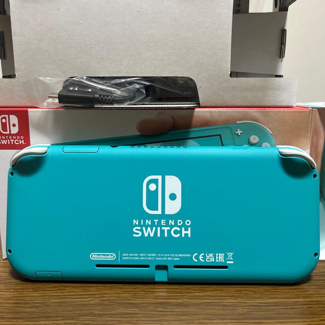 【そら】Nintendo Switch Lite ターコイズ 本体 箱付き