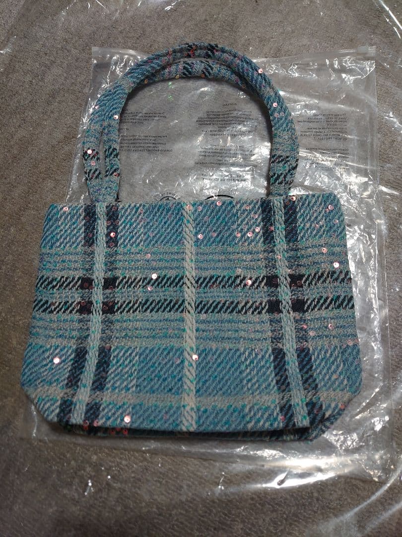 CHANEL　シャネル　 ツイードスパンコール ノベルティトートバッグ