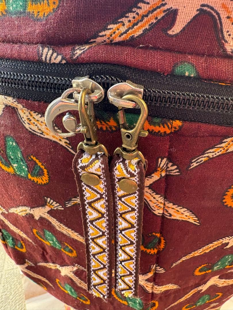 コートジボワール製ジェンベ　ケース　化粧ロープ