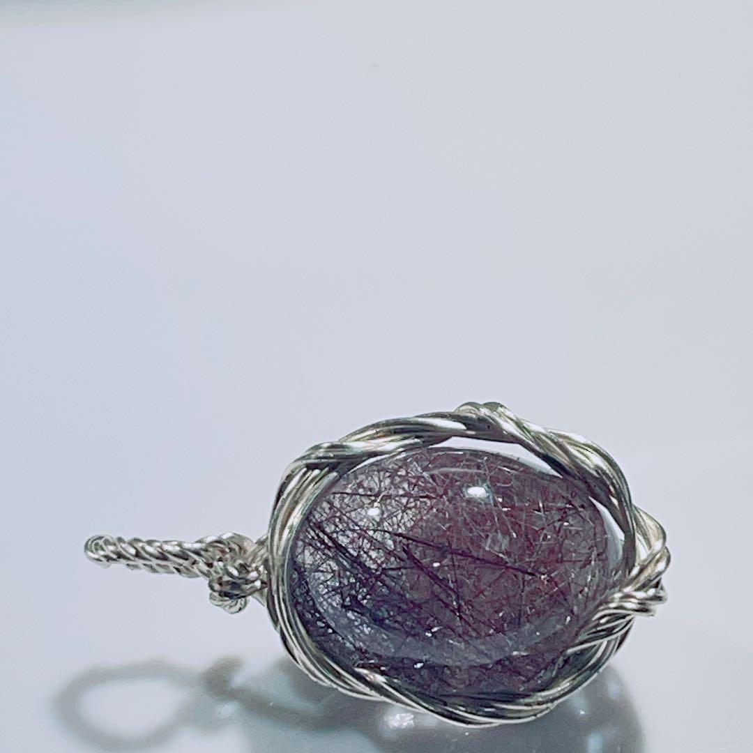 ワイヤーレッドルチルペンダントNO25-1554