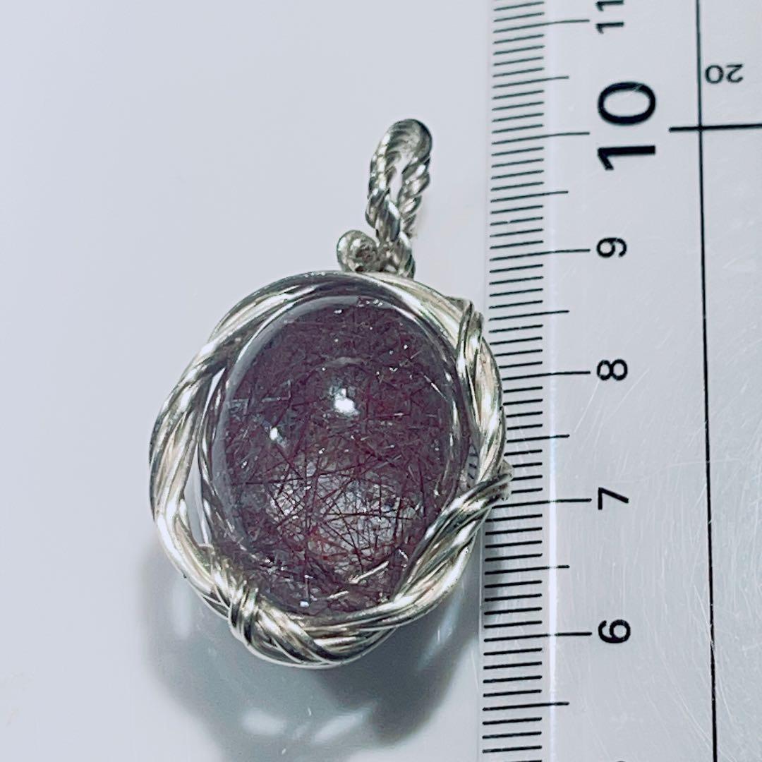 ワイヤーレッドルチルペンダントNO25-1554