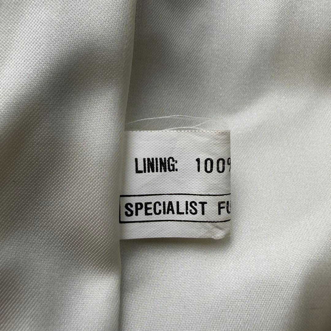 原宿MOTHER　2150 ブルーフォックス 毛皮 リアルファーコート 白