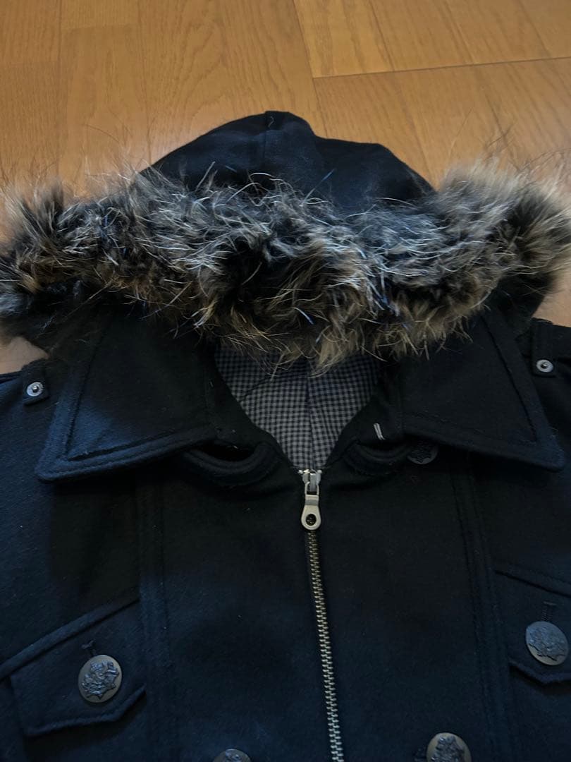 PPFM Gimmick Fur Wool Napoléon Jacket 黒