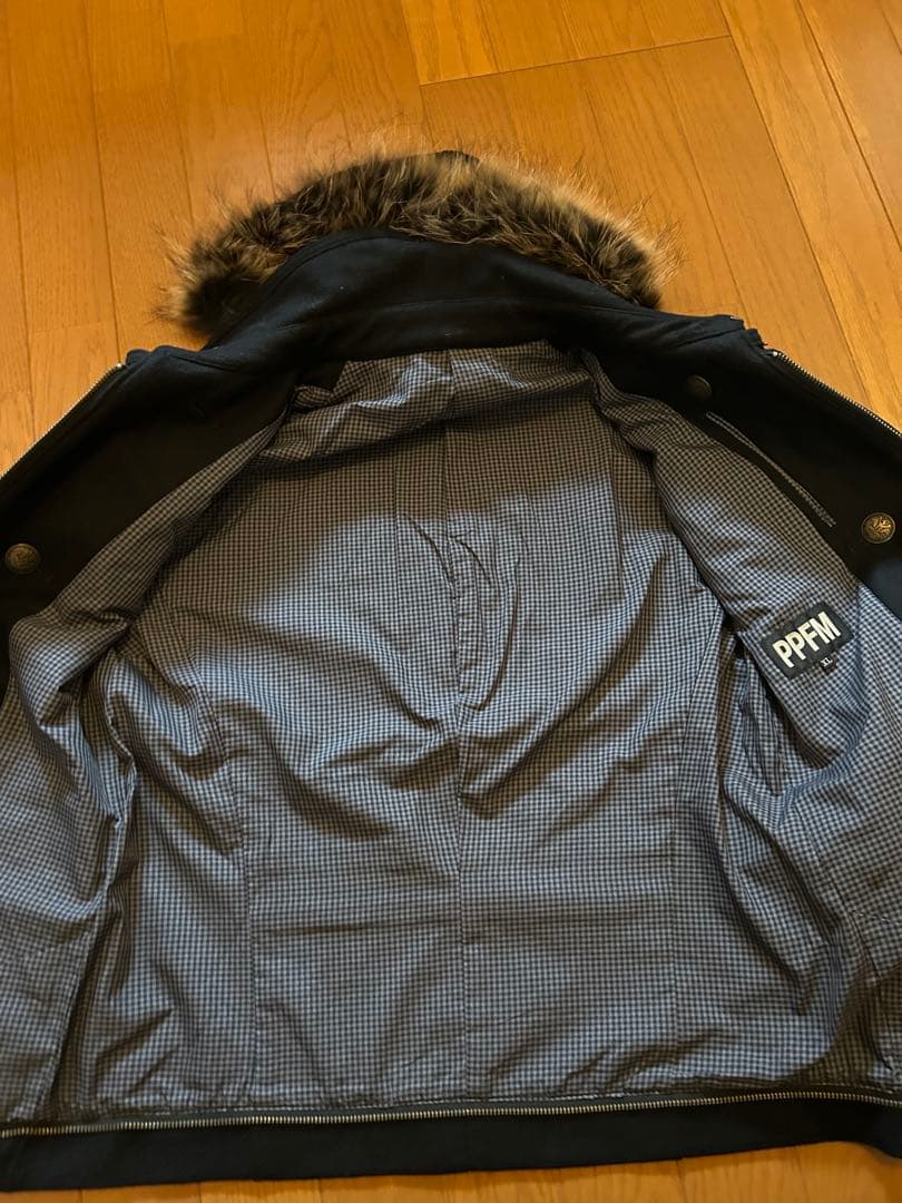 PPFM Gimmick Fur Wool Napoléon Jacket 黒