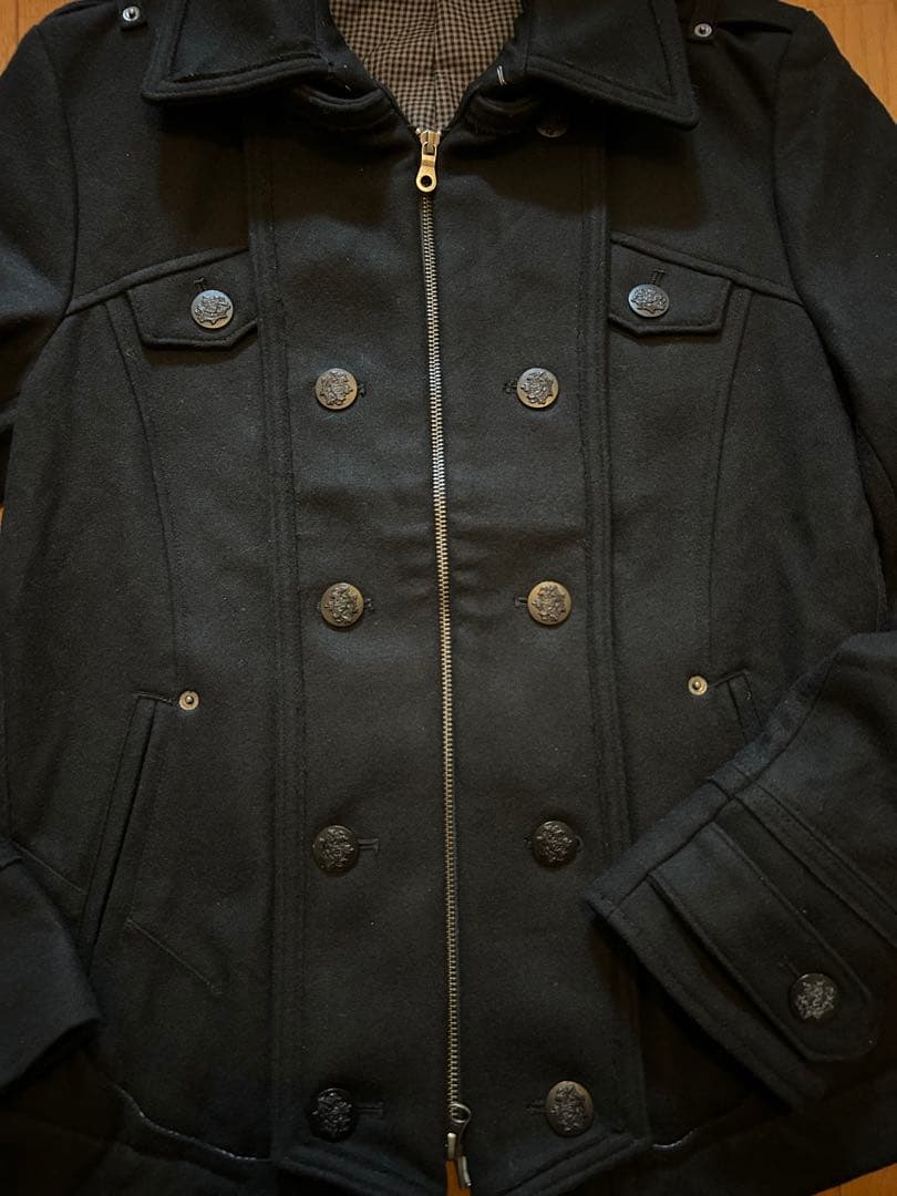 PPFM Gimmick Fur Wool Napoléon Jacket 黒