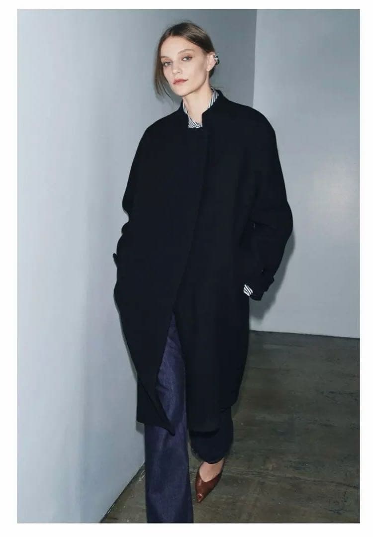 ZARA ZW COLLECTION ウールブレンドコート XS