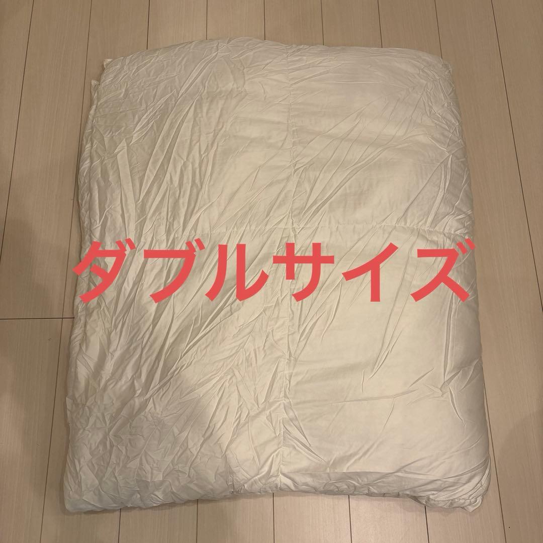 無印良品 羽毛掛け布団 羽毛布団 ダブルサイズ 190×210 ダウン93%