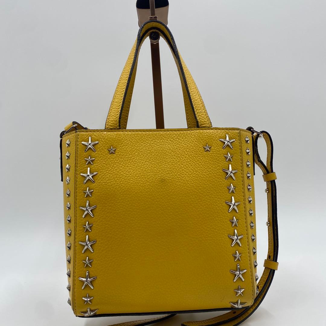 ジミーチュウ ブリア スタースタッズ 2WAY ミニ ハンドバッグ ショルダー