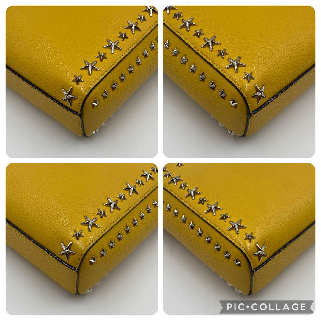 ジミーチュウ ブリア スタースタッズ 2WAY ミニ ハンドバッグ ショルダー