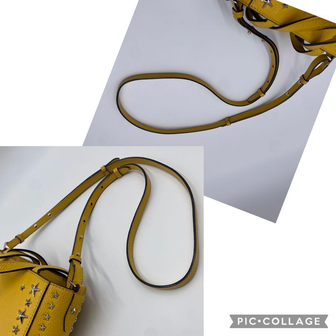 ジミーチュウ ブリア スタースタッズ 2WAY ミニ ハンドバッグ ショルダー