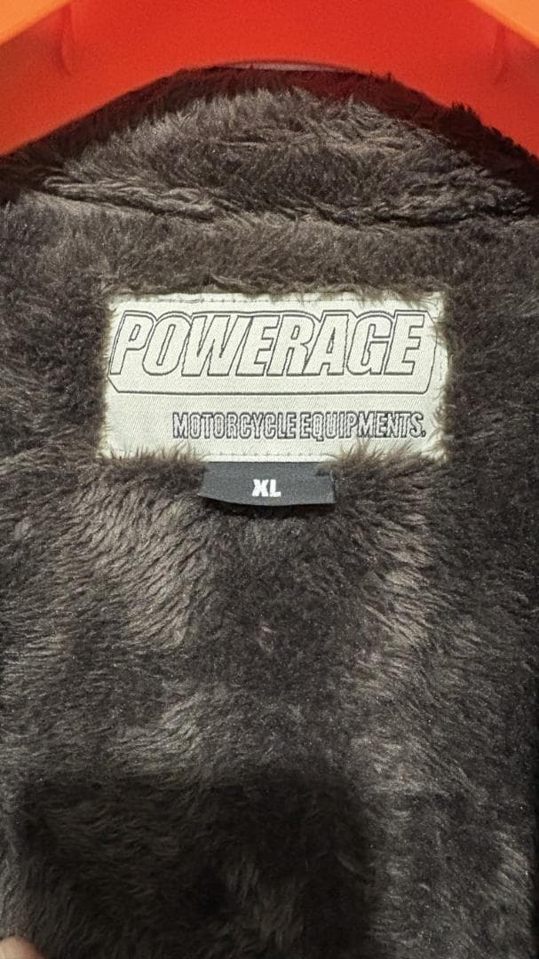 【中古】パワーエイジ PJ-22201 ファー付きジャケット+胸部プロテクター