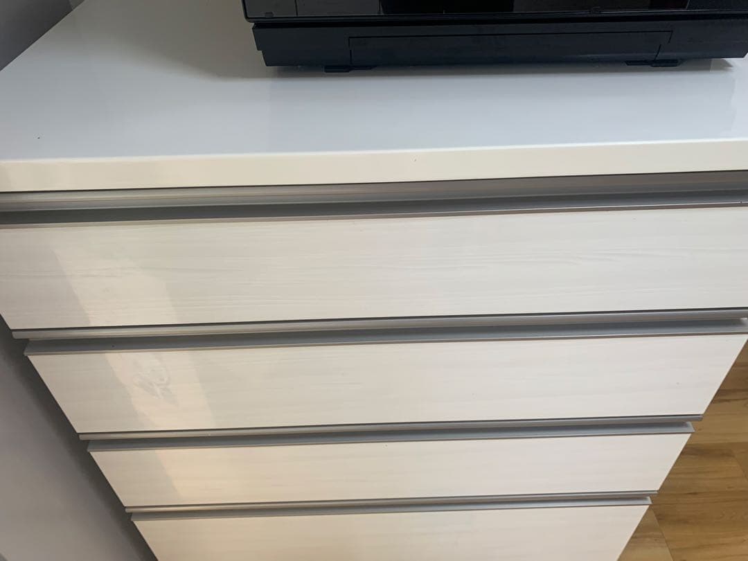 大幅値下げ★美品★ニトリ　リガーレ H50-80C WH)幅ホワイト4段食器棚