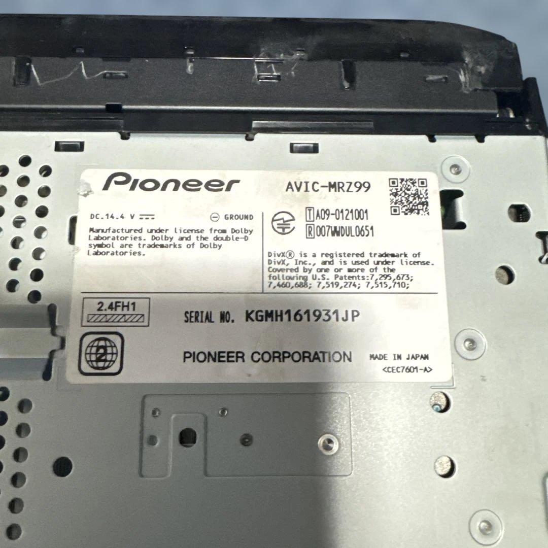 AVIC-MRZ99 Pioneer Raku-Navi Lite 2017年