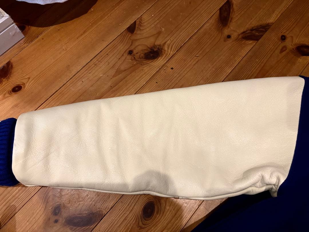 CALEE キャリー　スタジャン レザー袖　本革　アメカジ　ワーク　ヴィーテージ