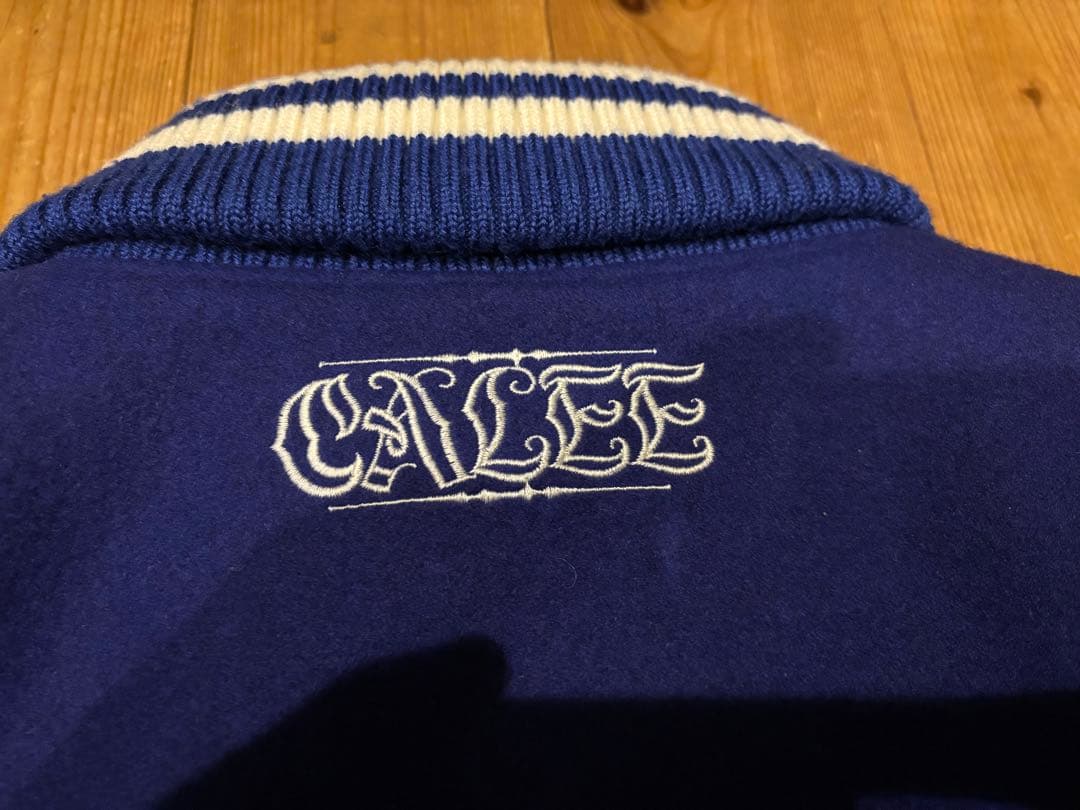 CALEE キャリー　スタジャン レザー袖　本革　アメカジ　ワーク　ヴィーテージ