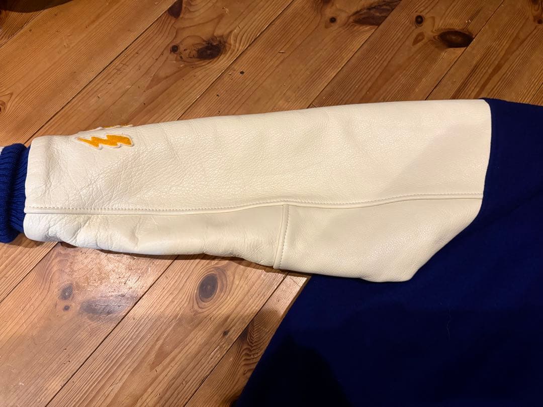 CALEE キャリー　スタジャン レザー袖　本革　アメカジ　ワーク　ヴィーテージ