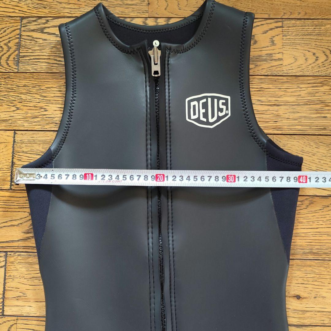 DEUS ラバーベスト 2mm メンズL タッパー サーフィン ウエットスーツ