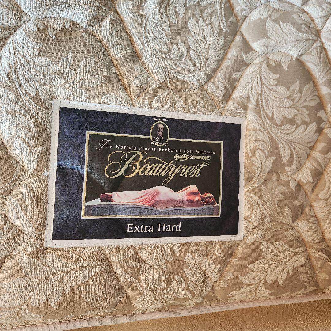 美品 シモンズ ビューティーレスト マットレス シングル エクストラハード