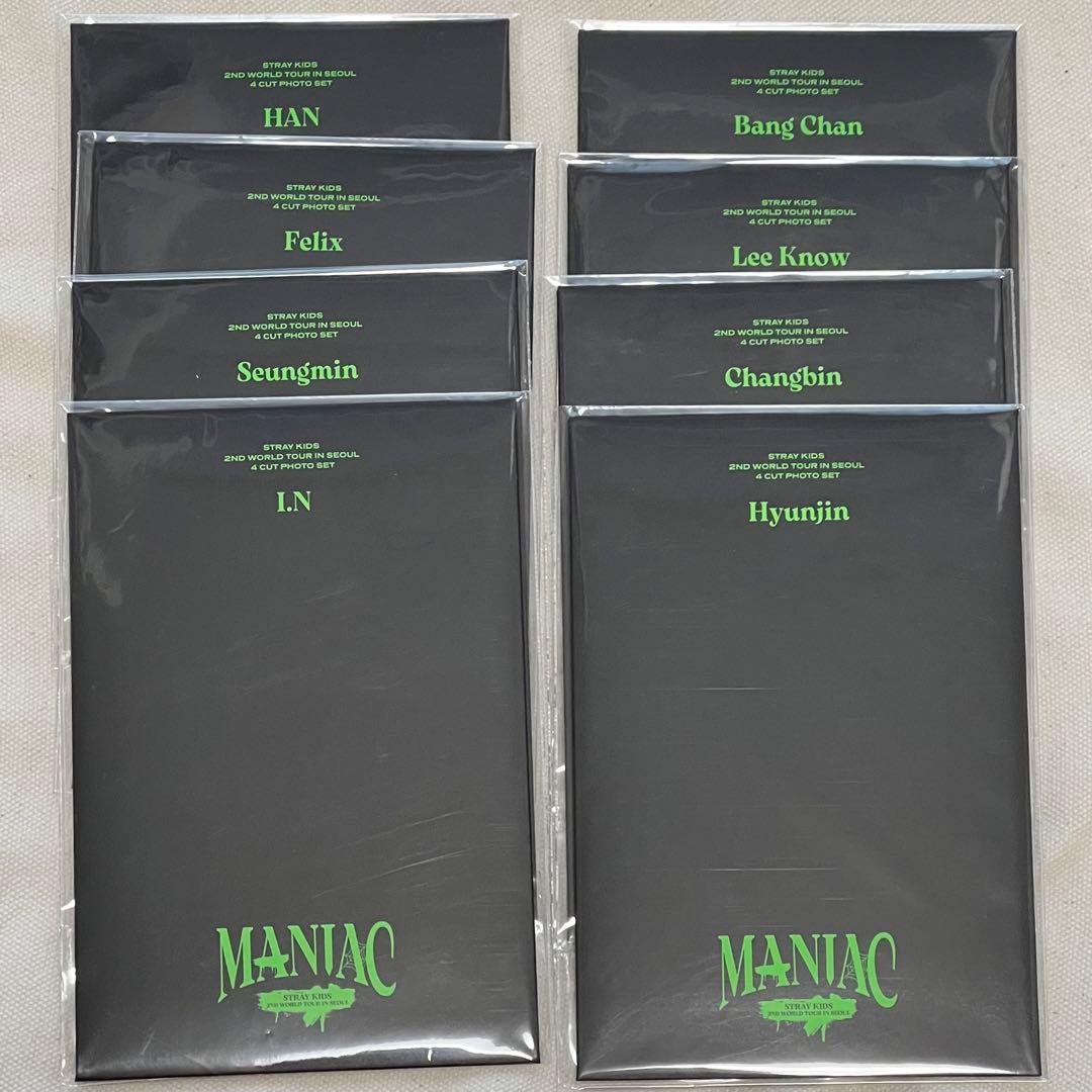 StrayKids MANIAC ソウルコン 4カット フォトセット