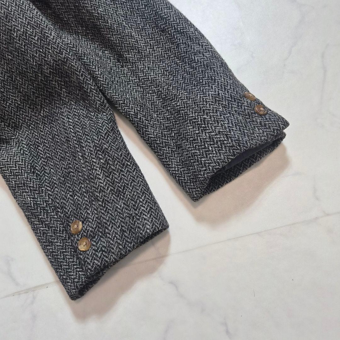 ジェイプレス ハリスツイード ヘリンボーン テーラードジャケット L