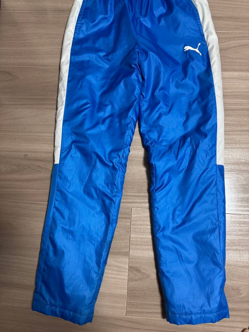 大津高校 プーマ ウォーマーセット XLサイズ 青