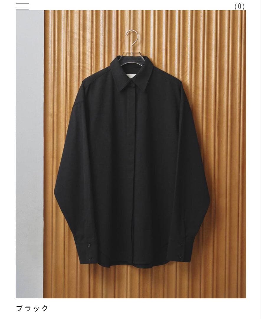 todayful Softtwill Over Shirtsブラック F