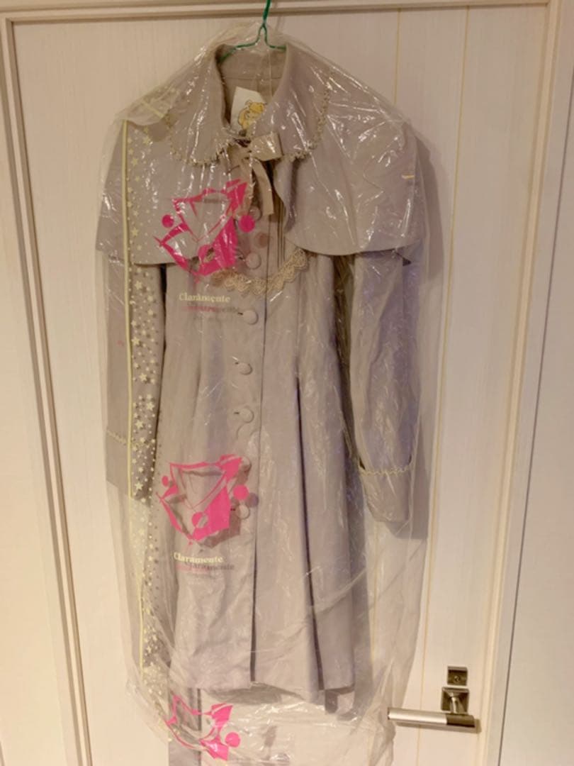 Victorian maiden ピンタックノーブルコートドレス(グレージュ)