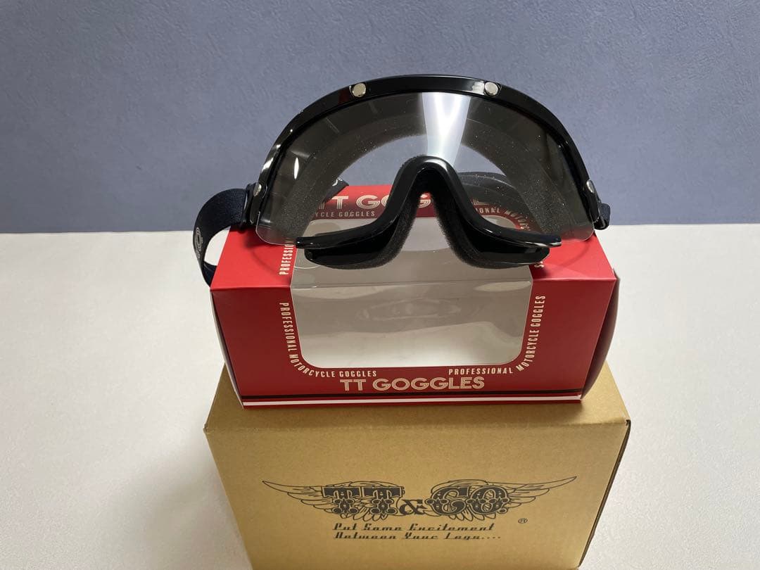 ウトカです。TT&CO.TTゴーグルモデルAブラック