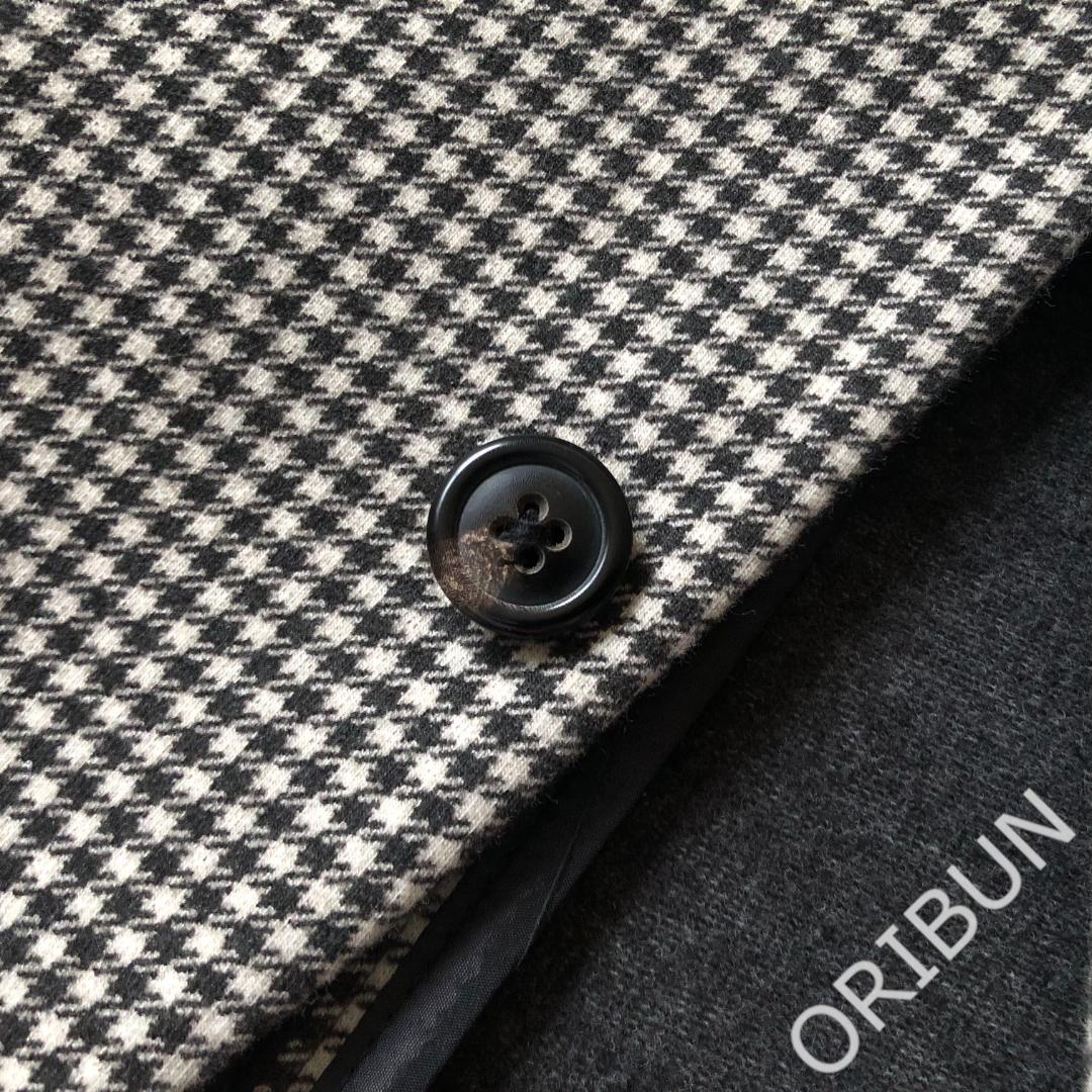 Circolo カシミアタッチ シェパードチェックコットンジャージー ジャケット