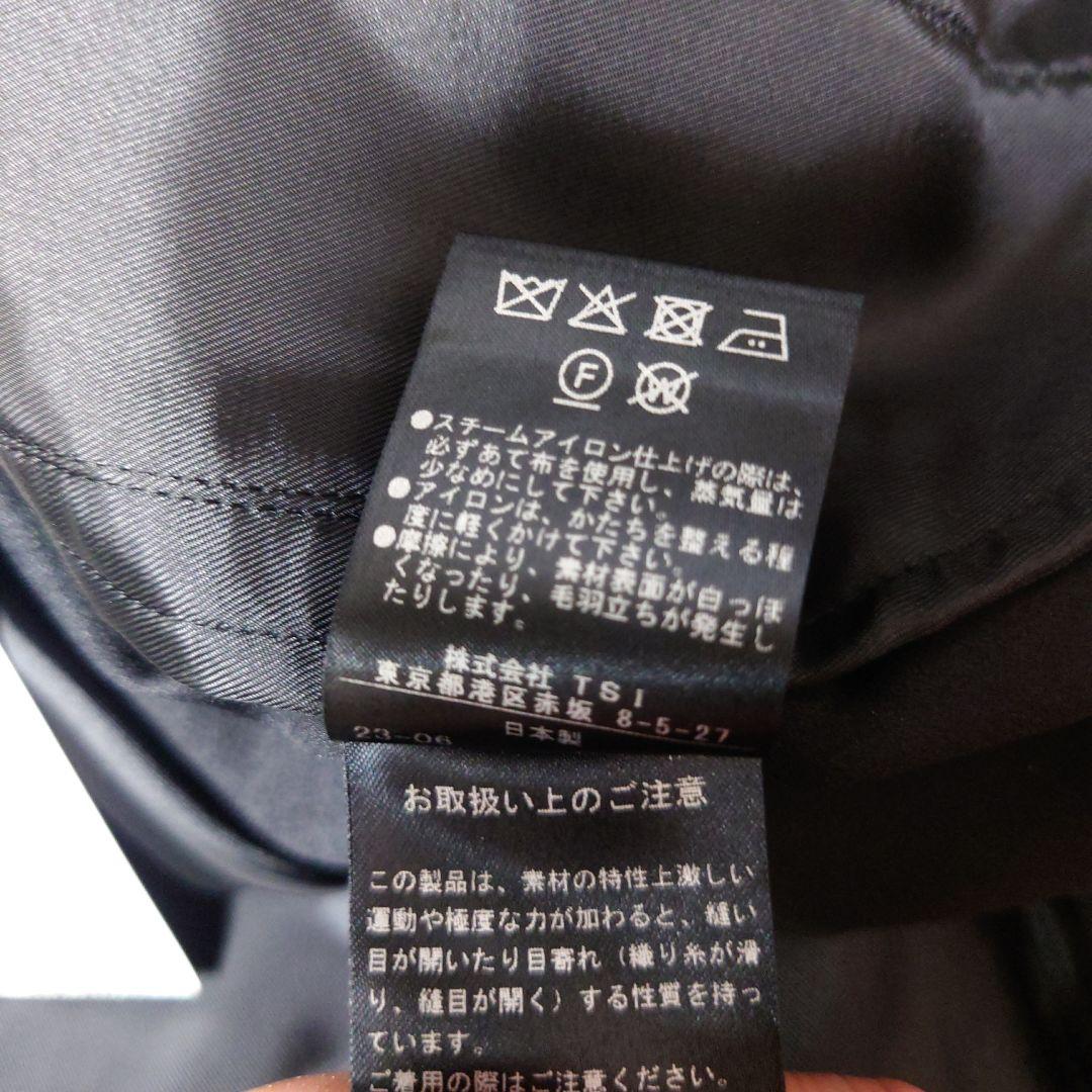 ⚫専用⚫未使用タグ付 アドーアウィンドーペン ジャガードワンピース 黒 38