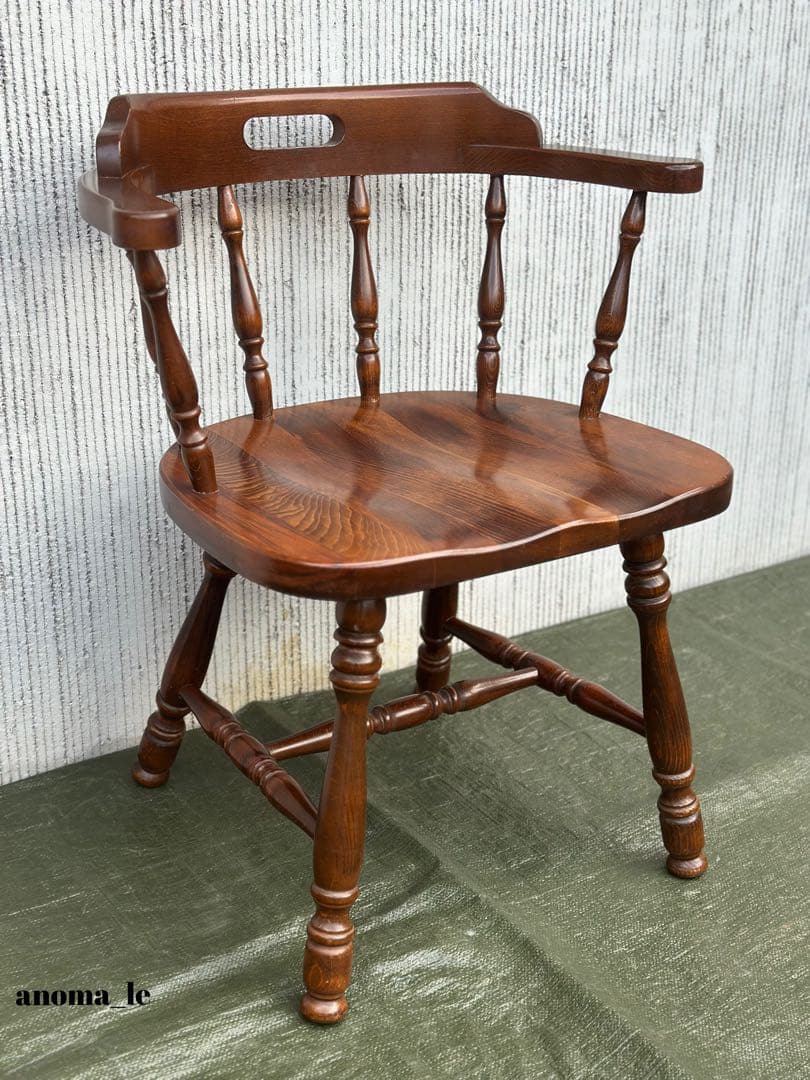 【ダイニングチェア】飛騨産業　キツツキ　ウィンザーチェア　ヴィンテージ◎