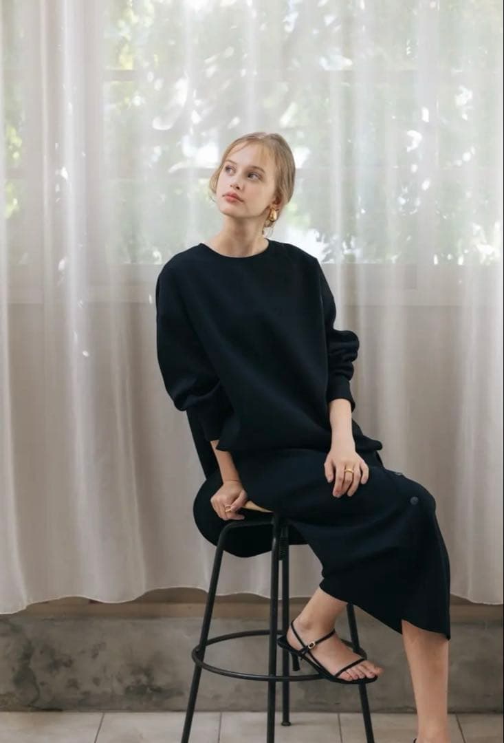 【pois】marshmallow pulloverブラック❤︎